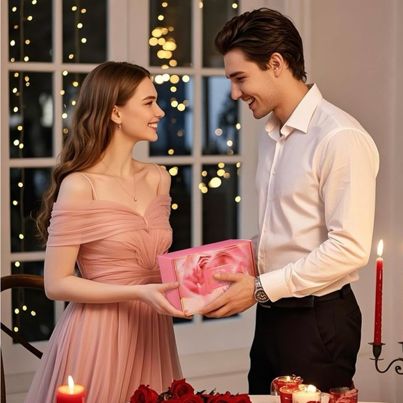 Pink Rose Gift Set nwt nib - Picture 2 of 5